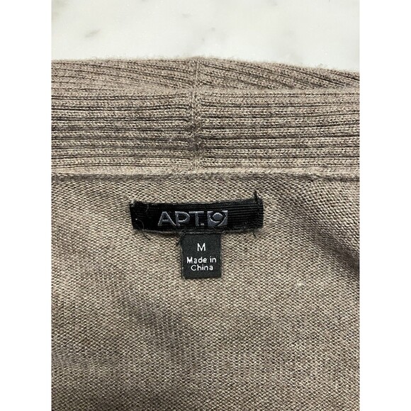 APT 9 Light Brown Women's Open Front Cardigan M - Picture 2 of 6